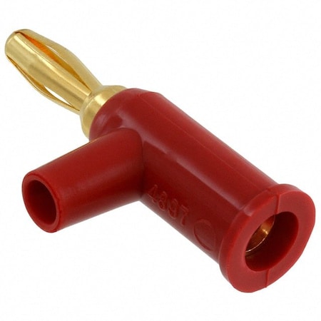 Pomona Electronics FLUKE BANANA PLUG, GOLD PL RED 1914879 4897-2
